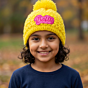 Handwoven Kids Cap | Yellow