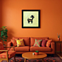 Handmade Sohrai Deer Painting 