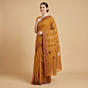 Handloom Soft Cotton Mustard Saree