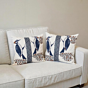 Hand Painted Cushion Covers | Set of 2 | 16x16 Inches