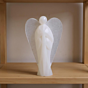 Handcarved Opalite Stone Angel Figurine