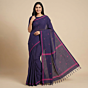 100% COTTON BODY CHECK WITH SMALL  JAMDANI BUTI SAREE