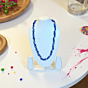BLUE WHITE DAILY WEAR NECKLACE 