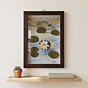 Water plant- Wall Decor with Box Glassed Frame