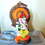 Handcrafted Clay Ganesha Idol | 25x19x9 cm