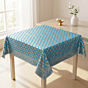 Handwoven Luxury Table Cloth | 1x1 Metre | Turquoise