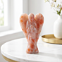 Handcarved Sunstone Angel Figurine