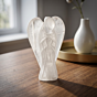 Handcarved Clear Quartz Angel Figurine