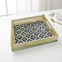 Handcrafted Bamboo Food Serving Tray