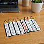 Handmade Pencil-Shaped Bookmarks | Set of 8 | 15x3 cm