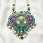 Handcrafted Meenakari Multicoloured Necklace 