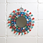 Hand Embroidery Mirror Frame for Home Decor