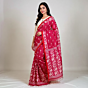 Bengal Soft Cotton Saree-Rose