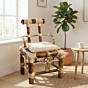 Handmade Designer Bamboo Antique Chair 