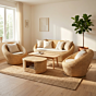 Cane Sofa Set | Set of 4