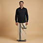 Handloom Cotton Kannur Dhoti with Black Border