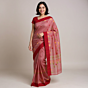 Bengal Traditional Cotton Saree | Red