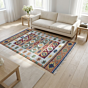 Handwoven Tana-Bana Kilim Rug | 8x5 Feet