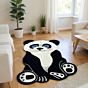 Handmade Panda-Shaped Carpet or Mat