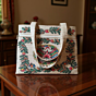 Hand-Painted Jute Tote | Eco-Friendly 