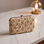 Handmade Designer Clutch | Beige