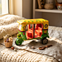 Handmade Wooden Auto Rickshaw Toy