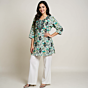 Women Embroidered Pure Multicolor Short Kurta  