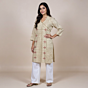 HAND EMBROIDERY SURPLICE NECK KURTA FOR WOMEN