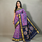 Ikkat Madthas Designed Saree