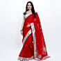 Red Gota Patti Saree | 5.50 Metres