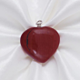 Red Jasper Heart Pendant for Reiki Healing