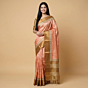 Handloom Tussar Silk Saree | Peach