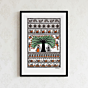 Handmade Madhubani Painting | 28x19 cm