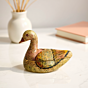 HAND-PAINTED WOODEN DUCK -MINIATURE STORAGE