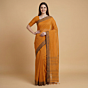 Bengal Handloom Cotton Saree | Burnt Orange