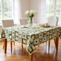 Handmade Crochet Dinning Table Cover | Black & Beige