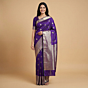 Handloom Madanapalle Silk Saree | Purple