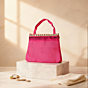 Handloom Ladies Bag | Hot Pink