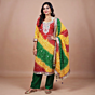 Bandhani Gotta Patti Designer Suit With Dupatta