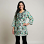 Women Embroidered Pure Multicolor Short Kurta  