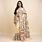 Kantha Stitch Gachi Tussar Silk Saree Vibrant Hues for Special Occasions