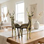 Handcrafted Dhokra Brass Decorative Deer Set