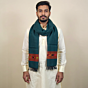Green Kullu Woollen Stole for Men