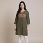 MULTI COLOR EMBROIDERED KURTA FOR LADIES