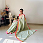 Handloom Cotton Multicolour Saree