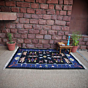 Cotton Handwoven Rug | Blue