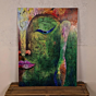 Handmade Buddha Acrylic Painting I W-3* H-4 feet