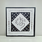 Handcrafted Mud Work Ganesha Wall Hanging | 12x12 Inches