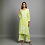 Green Chikan Kurti