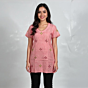 HAND MADE EMBROIDERY  V NECK KURTA FOR LADIES